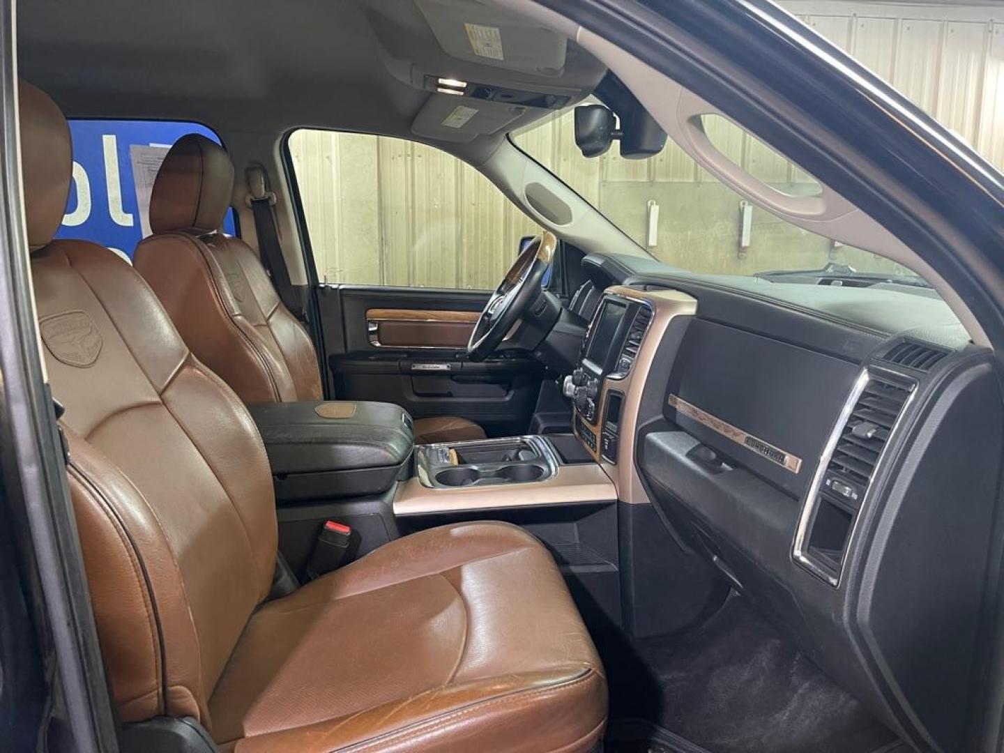 2016 BLACK RAM 1500 LONGHORN (1C6RR7PT7GS) with an 5.7L engine, Automatic transmission, located at 2525 S. Cushman, Fairbanks, AK, 99701, (907) 452-5707, 64.824036, -147.712311 - Photo#3