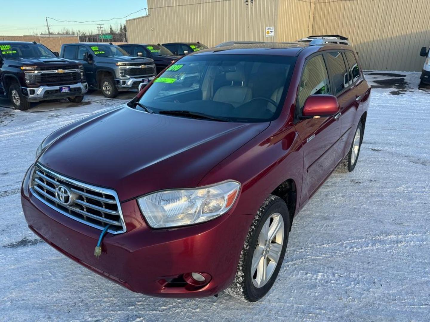 2010 RED TOYOTA HIGHLANDER LIMITED (JTEDK3EH1A2) with an 3.5L engine, Automatic transmission, located at 2525 S. Cushman, Fairbanks, AK, 99701, (907) 452-5707, 64.824036, -147.712311 - Photo#1