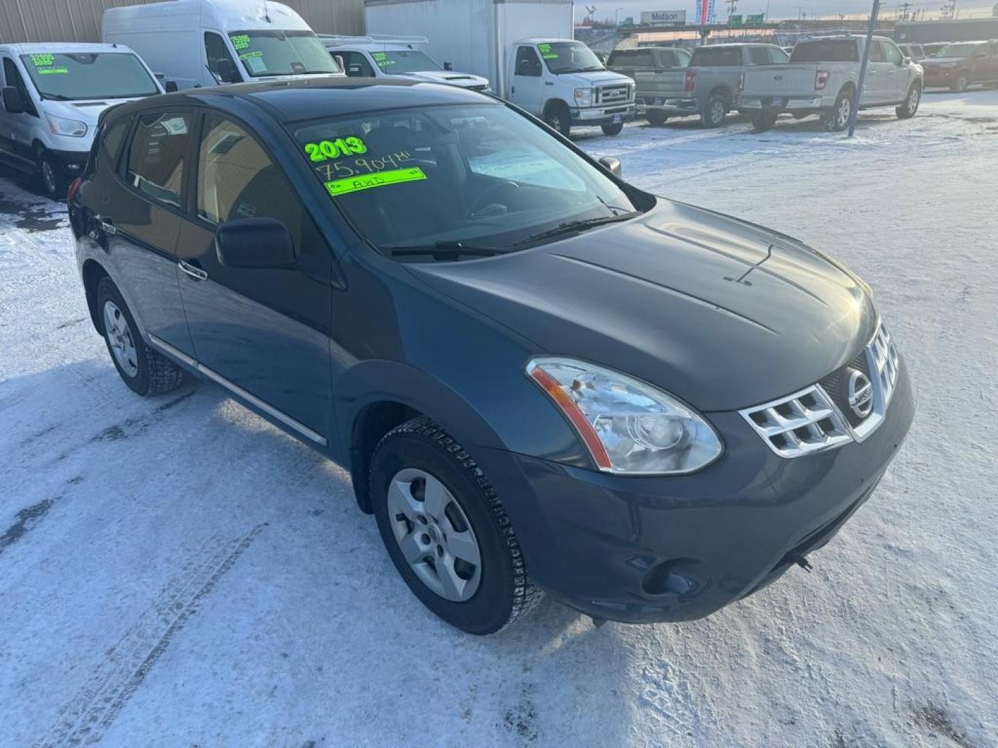 2013 BLUE NISSAN ROGUE S (JN8AS5MV3DW) with an 2.5L engine, Continuously Variable transmission, located at 2525 S. Cushman, Fairbanks, AK, 99701, (907) 452-5707, 64.824036, -147.712311 - Photo#0