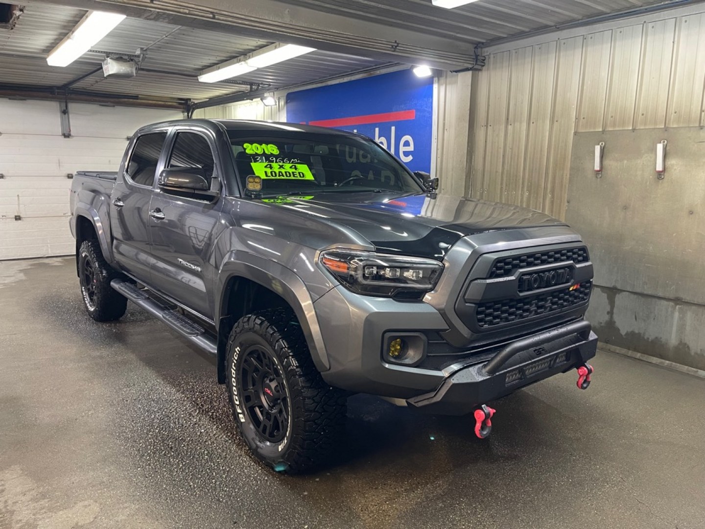 2016 GRAY TOYOTA TACOMA DOUBLE CAB (3TMGZ5AN4GM) with an 3.5L engine, Automatic transmission, located at 2525 S. Cushman, Fairbanks, AK, 99701, (907) 452-5707, 64.824036, -147.712311- Photo#0