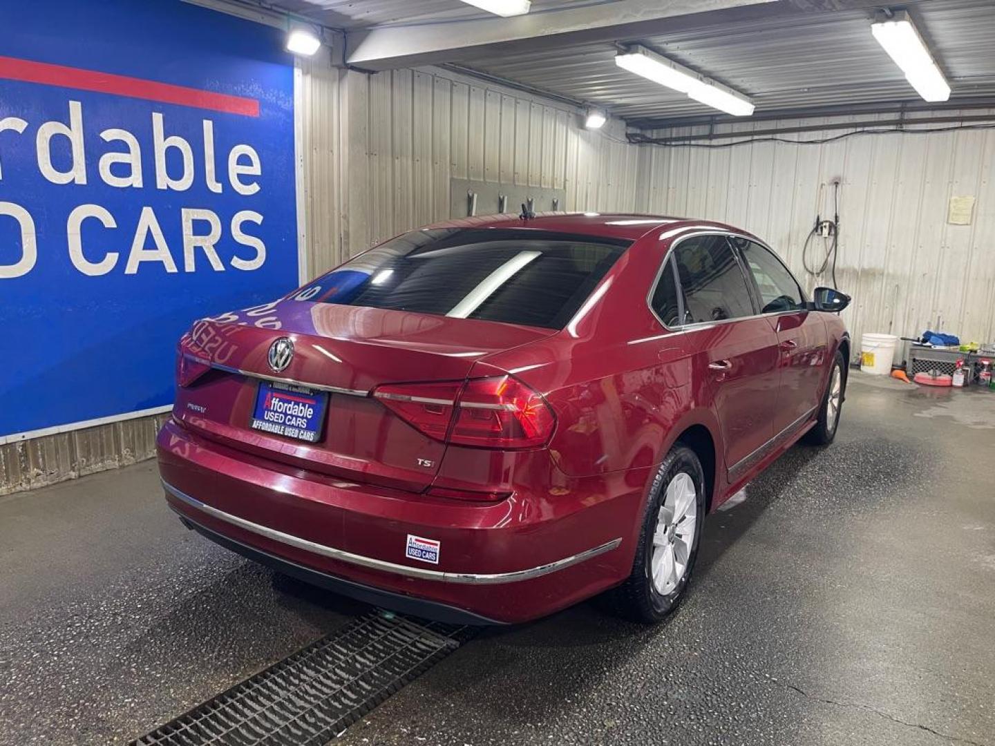 2016 RED VOLKSWAGEN PASSAT S (1VWAT7A39GC) with an 1.8L engine, Automatic transmission, located at 2525 S. Cushman, Fairbanks, AK, 99701, (907) 452-5707, 64.824036, -147.712311 - Photo#2