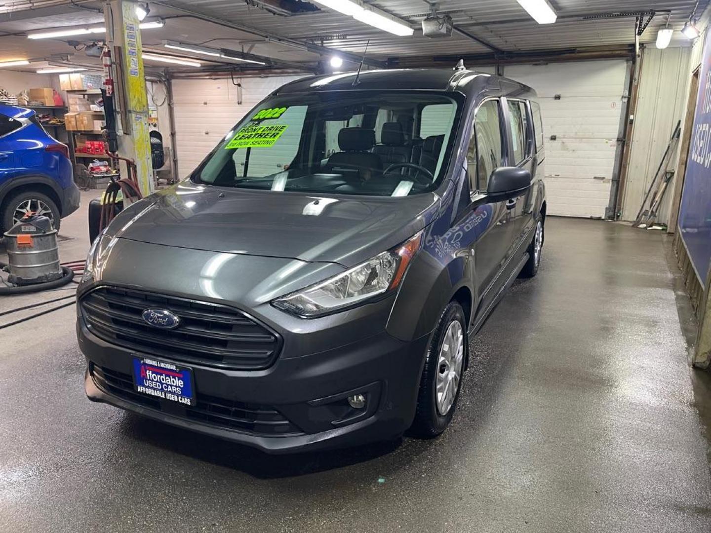 2022 GREY FORD TRANSIT CONNECT XL (NM0GE9E2XN1) with an 2.0L engine, Automatic transmission, located at 2525 S. Cushman, Fairbanks, AK, 99701, (907) 452-5707, 64.824036, -147.712311 - Photo#1