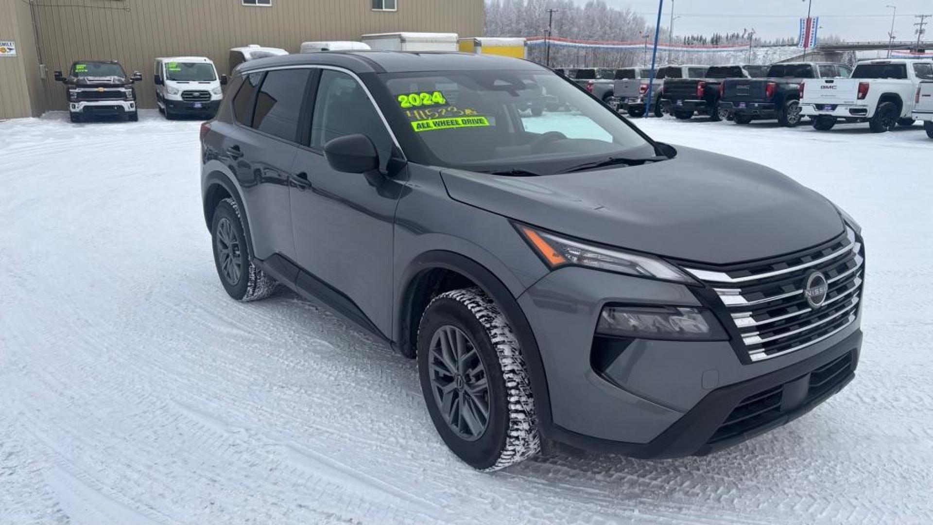 2024 GRAY NISSAN ROGUE S (5N1BT3AB8RC) with an 1.5L engine, Continuously Variable transmission, located at 2525 S. Cushman, Fairbanks, AK, 99701, (907) 452-5707, 64.824036, -147.712311 - Photo#1