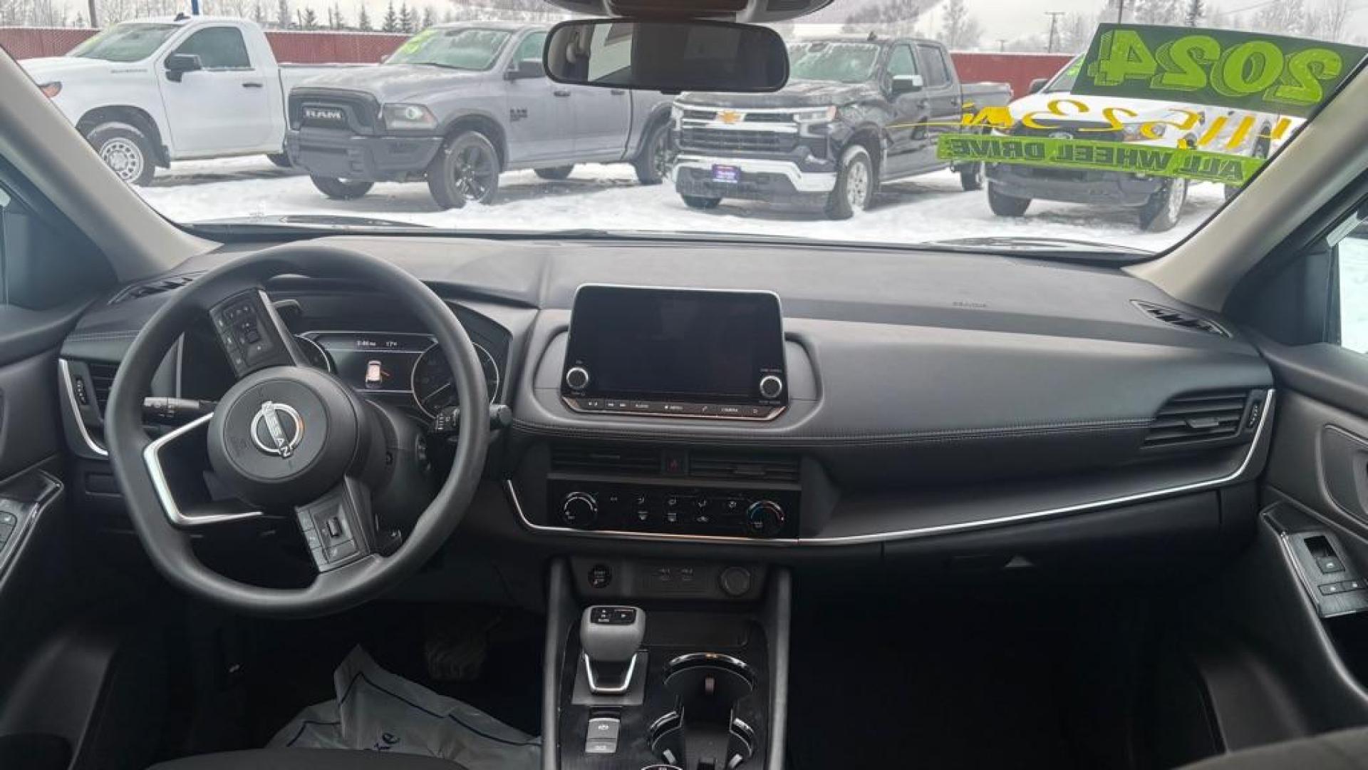 2024 GRAY NISSAN ROGUE S (5N1BT3AB8RC) with an 1.5L engine, Continuously Variable transmission, located at 2525 S. Cushman, Fairbanks, AK, 99701, (907) 452-5707, 64.824036, -147.712311 - Photo#3
