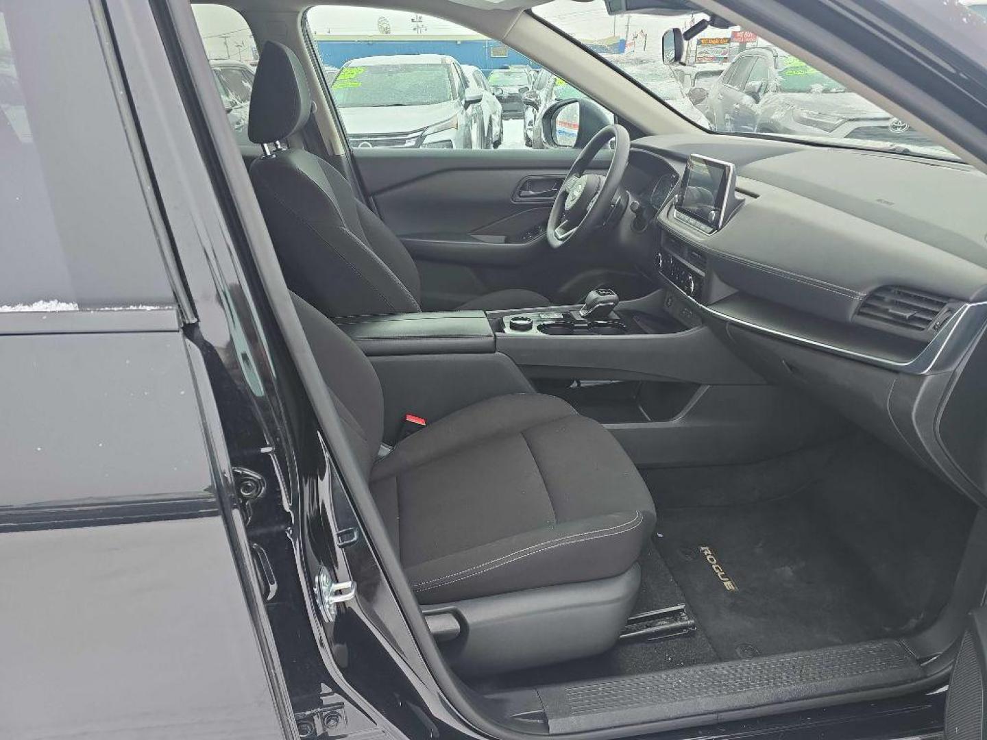 2024 BLACK NISSAN ROGUE S (5N1BT3AB8RC) with an 1.5L engine, Continuously Variable transmission, located at 2525 S. Cushman, Fairbanks, AK, 99701, (907) 452-5707, 64.824036, -147.712311 - Photo#1