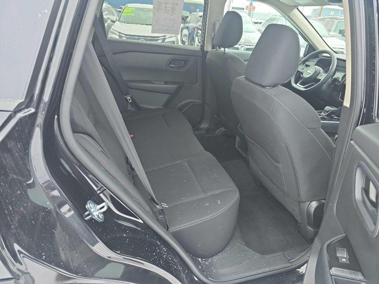 2024 BLACK NISSAN ROGUE S (5N1BT3AB8RC) with an 1.5L engine, Continuously Variable transmission, located at 2525 S. Cushman, Fairbanks, AK, 99701, (907) 452-5707, 64.824036, -147.712311 - Photo#3