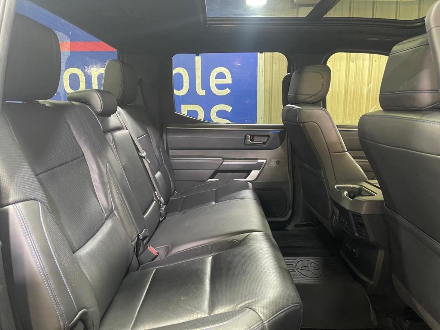 2022 SILVER TOYOTA TUNDRA CREWMAX PLATINUM (5TFNA5ECXNX) with an 3.4L engine, Automatic transmission, located at 2525 S. Cushman, Fairbanks, AK, 99701, (907) 452-5707, 64.824036, -147.712311 - Photo#4