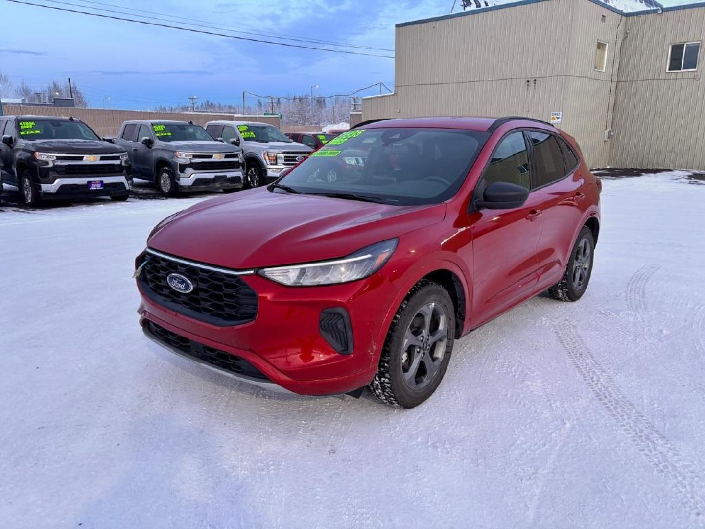 2023 RED FORD ESCAPE ST LINE (1FMCU9MN0PU) with an 1.5L engine, Automatic transmission, located at 2525 S. Cushman, Fairbanks, AK, 99701, (907) 452-5707, 64.824036, -147.712311 - Photo#0