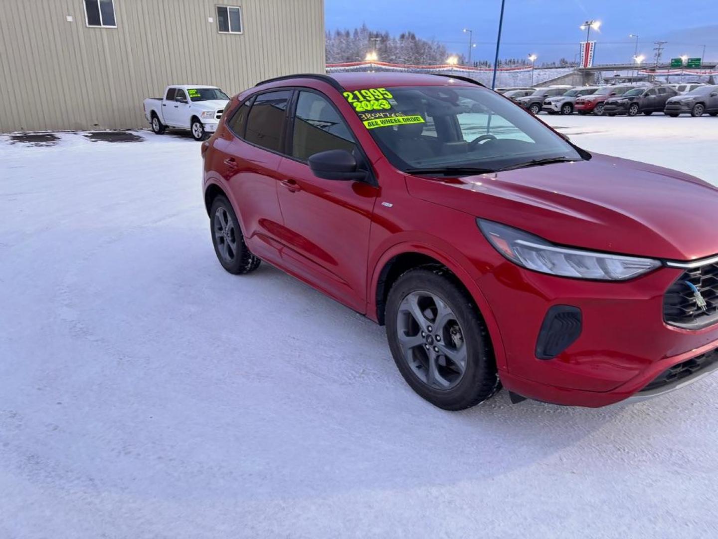2023 RED FORD ESCAPE ST LINE (1FMCU9MN0PU) with an 1.5L engine, Automatic transmission, located at 2525 S. Cushman, Fairbanks, AK, 99701, (907) 452-5707, 64.824036, -147.712311 - Photo#1