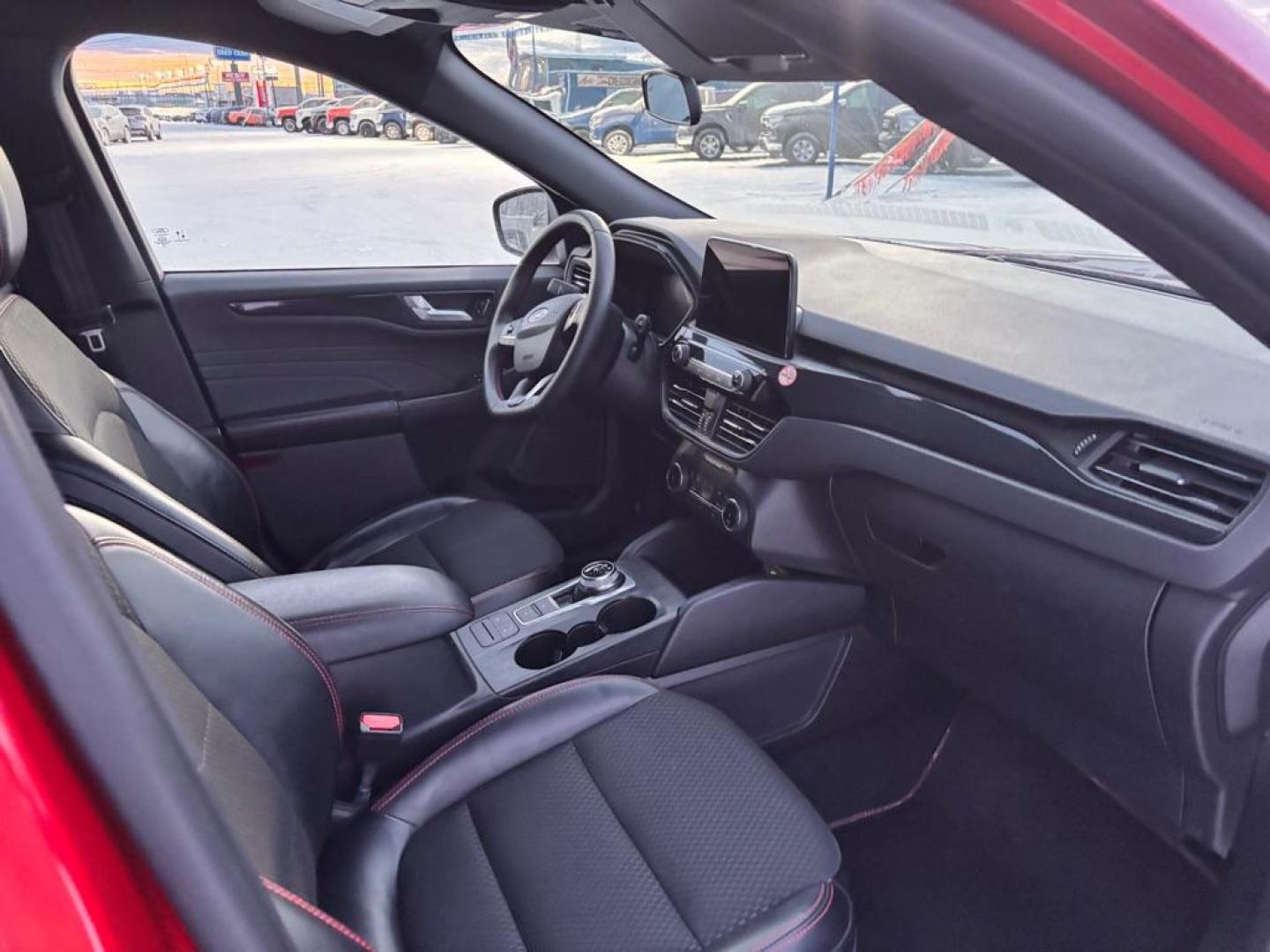 2023 RED FORD ESCAPE ST LINE (1FMCU9MN0PU) with an 1.5L engine, Automatic transmission, located at 2525 S. Cushman, Fairbanks, AK, 99701, (907) 452-5707, 64.824036, -147.712311 - Photo#2