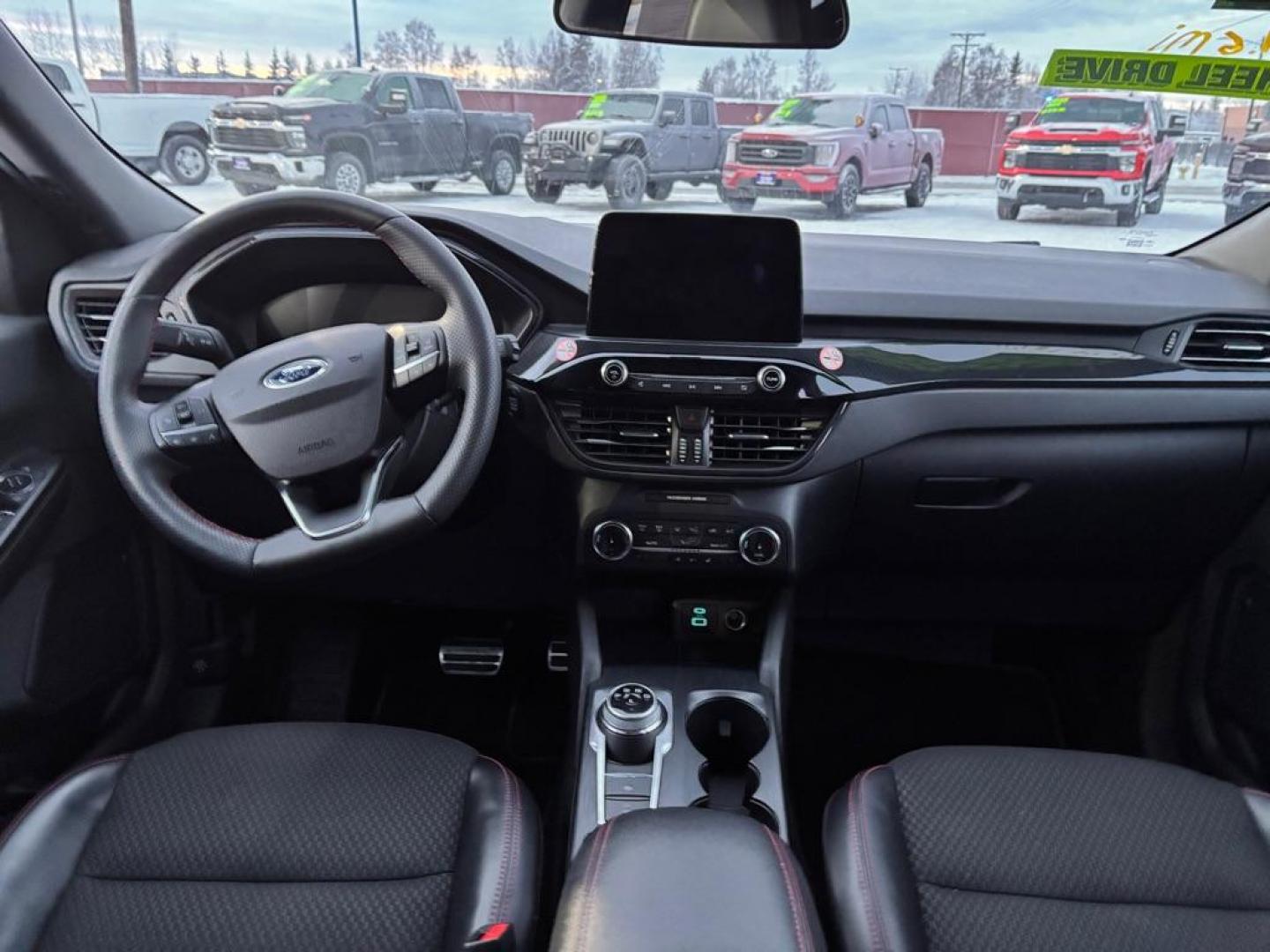 2023 RED FORD ESCAPE ST LINE (1FMCU9MN0PU) with an 1.5L engine, Automatic transmission, located at 2525 S. Cushman, Fairbanks, AK, 99701, (907) 452-5707, 64.824036, -147.712311 - Photo#3