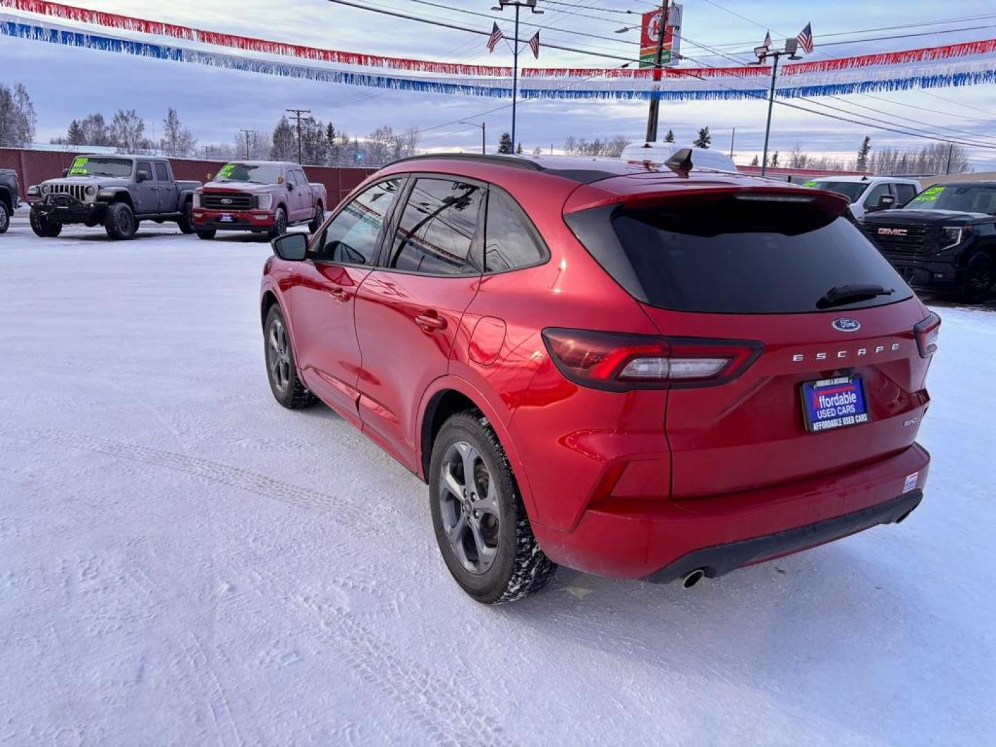 2023 RED FORD ESCAPE ST LINE (1FMCU9MN0PU) with an 1.5L engine, Automatic transmission, located at 2525 S. Cushman, Fairbanks, AK, 99701, (907) 452-5707, 64.824036, -147.712311 - Photo#6