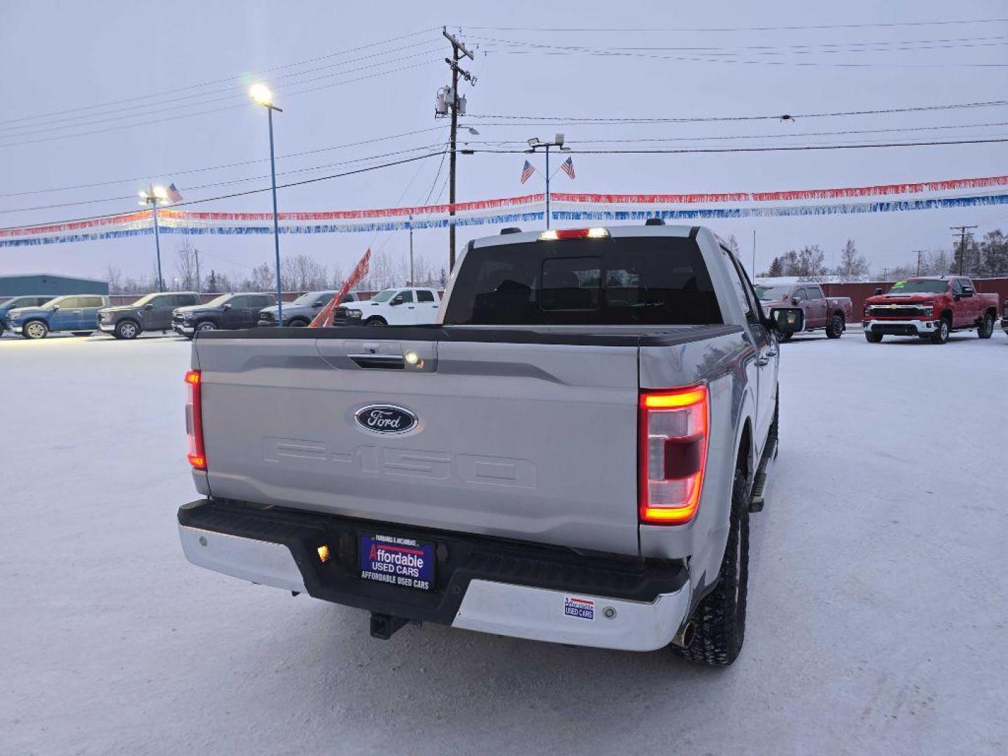 2023 SILVER FORD F150 SUPERCREW (1FTFW1E58PK) with an 5.0L engine, Automatic transmission, located at 2525 S. Cushman, Fairbanks, AK, 99701, (907) 452-5707, 64.824036, -147.712311 - Photo#3
