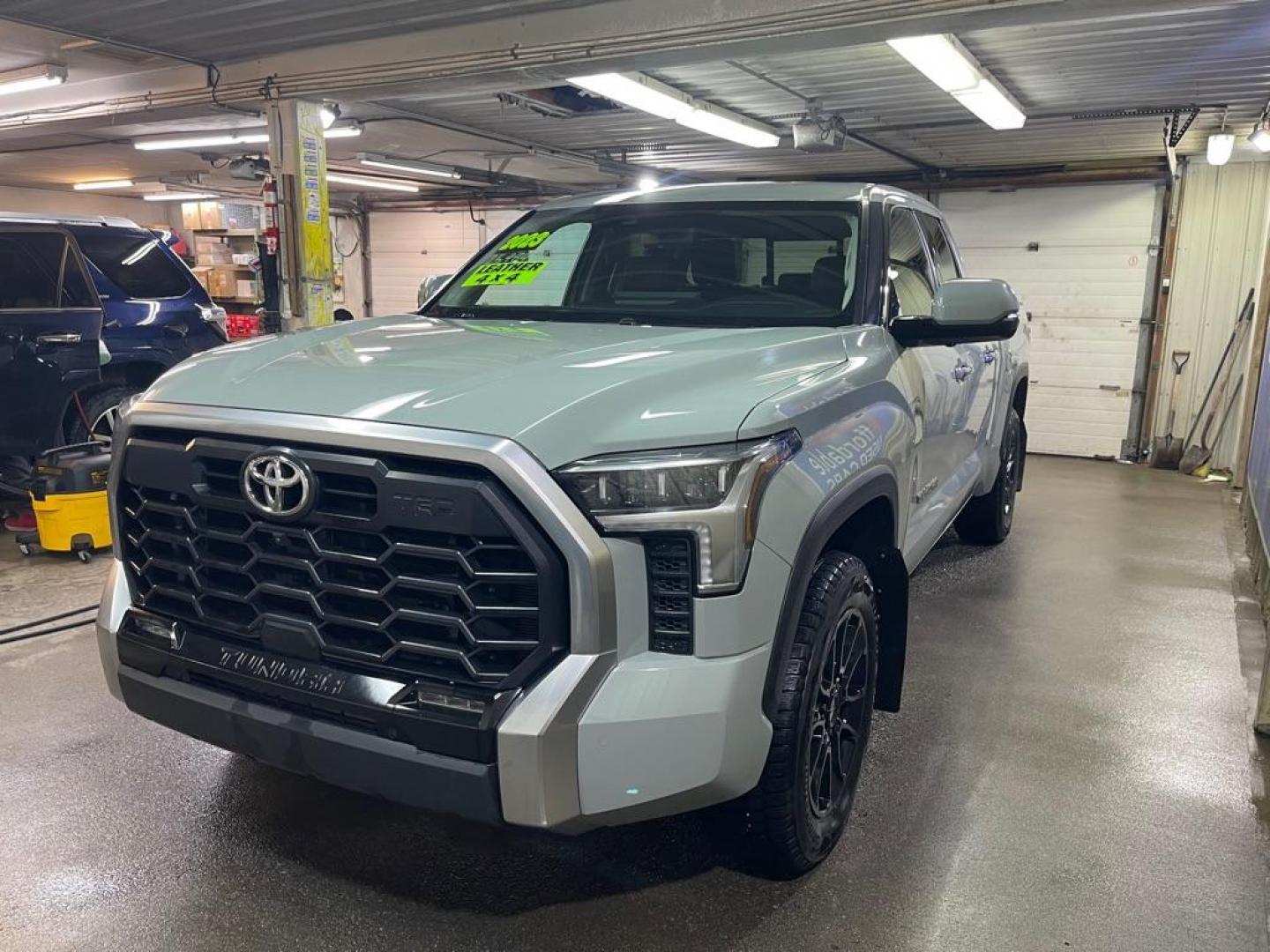 2023 GREY TOYOTA TUNDRA DOUBLE CAB LIMITED (5TFJA5DA1PX) with an 3.4L engine, Automatic transmission, located at 2525 S. Cushman, Fairbanks, AK, 99701, (907) 452-5707, 64.824036, -147.712311 - Photo#1