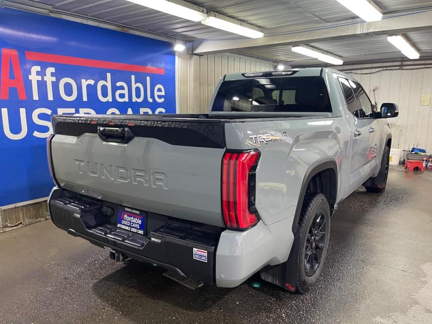 2023 GREY TOYOTA TUNDRA DOUBLE CAB LIMITED (5TFJA5DA1PX) with an 3.4L engine, Automatic transmission, located at 2525 S. Cushman, Fairbanks, AK, 99701, (907) 452-5707, 64.824036, -147.712311 - Photo#2