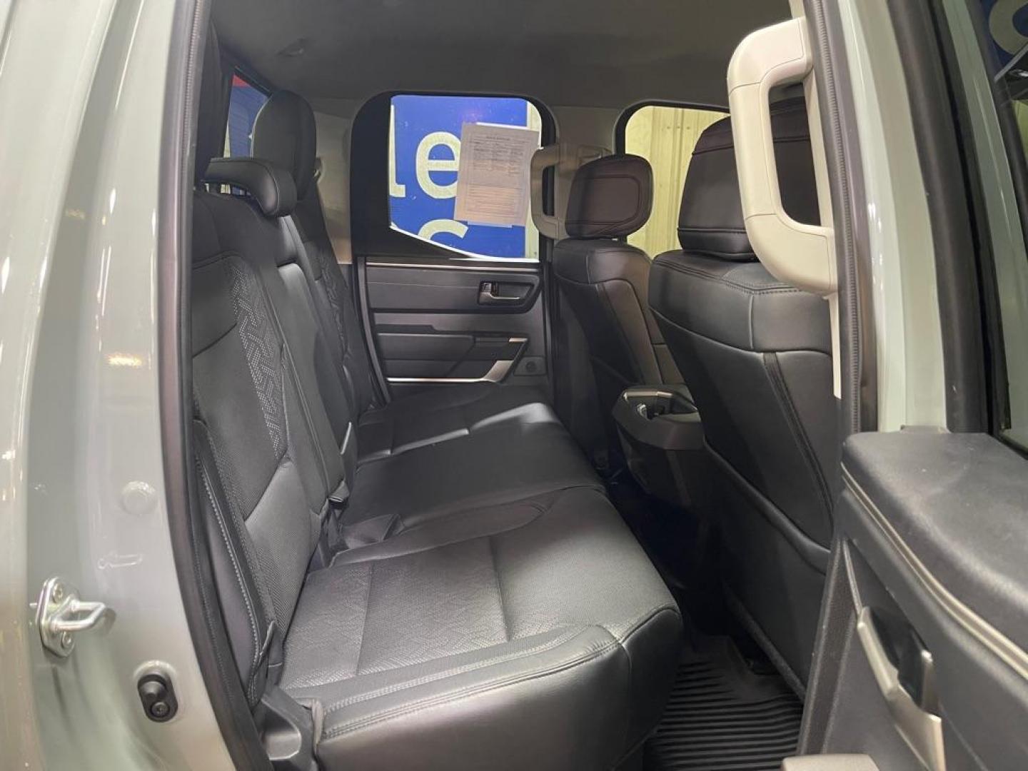 2023 GREY TOYOTA TUNDRA DOUBLE CAB LIMITED (5TFJA5DA1PX) with an 3.4L engine, Automatic transmission, located at 2525 S. Cushman, Fairbanks, AK, 99701, (907) 452-5707, 64.824036, -147.712311 - Photo#4