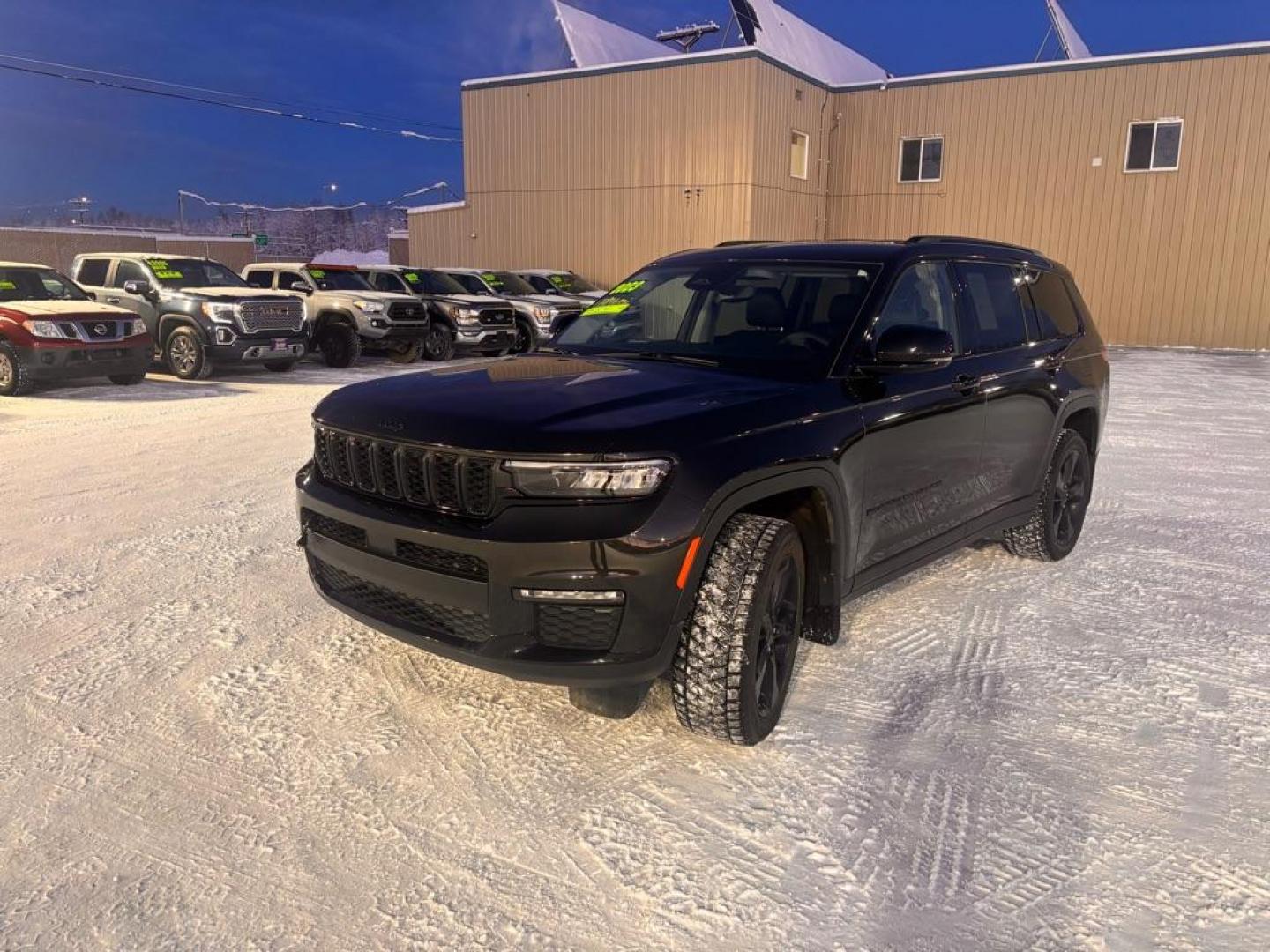 2023 GREEN JEEP GRAND CHEROKEE L LIMITED (1C4RJKBG0P8) with an 3.6L engine, Automatic transmission, located at 2525 S. Cushman, Fairbanks, AK, 99701, (907) 452-5707, 64.824036, -147.712311 - Photo#0
