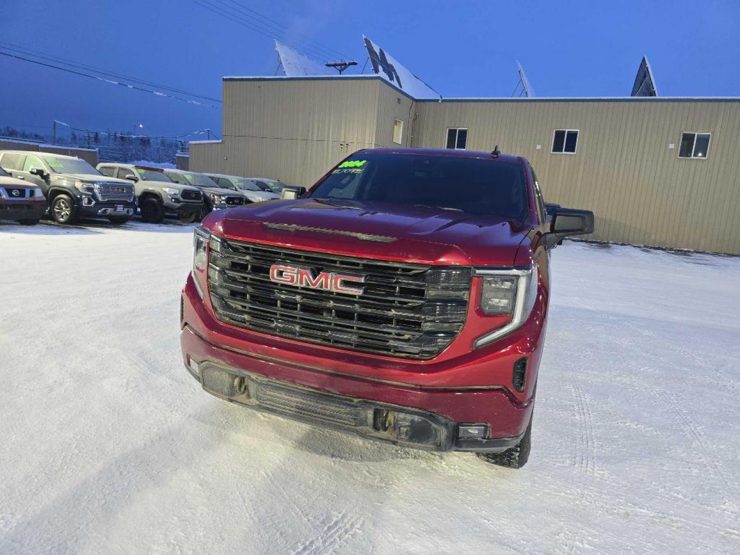 2024 MAROON GMC SIERRA 1500 ELEVATION (1GTUUCED2RZ) with an 5.3L engine, Automatic transmission, located at 2525 S. Cushman, Fairbanks, AK, 99701, (907) 452-5707, 64.824036, -147.712311 - Photo#1