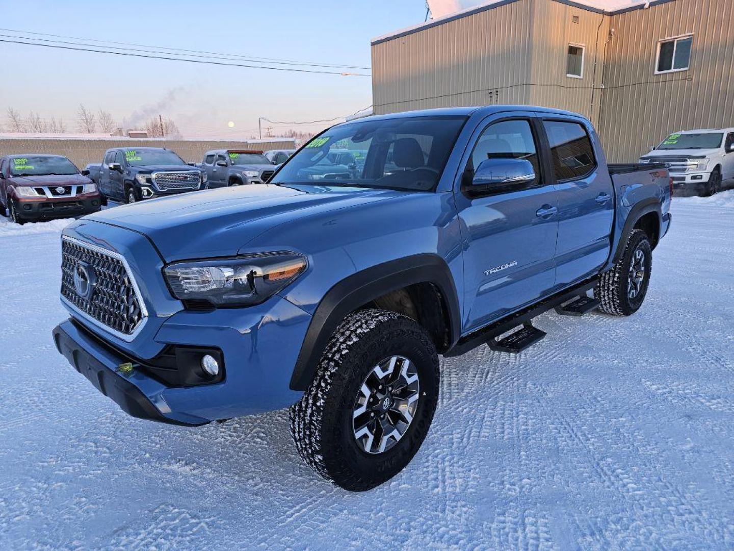 2019 BLUE TOYOTA TACOMA DOUBLE CAB (3TMCZ5AN9KM) with an 3.5L engine, Automatic transmission, located at 2525 S. Cushman, Fairbanks, AK, 99701, (907) 452-5707, 64.824036, -147.712311 - Photo#1
