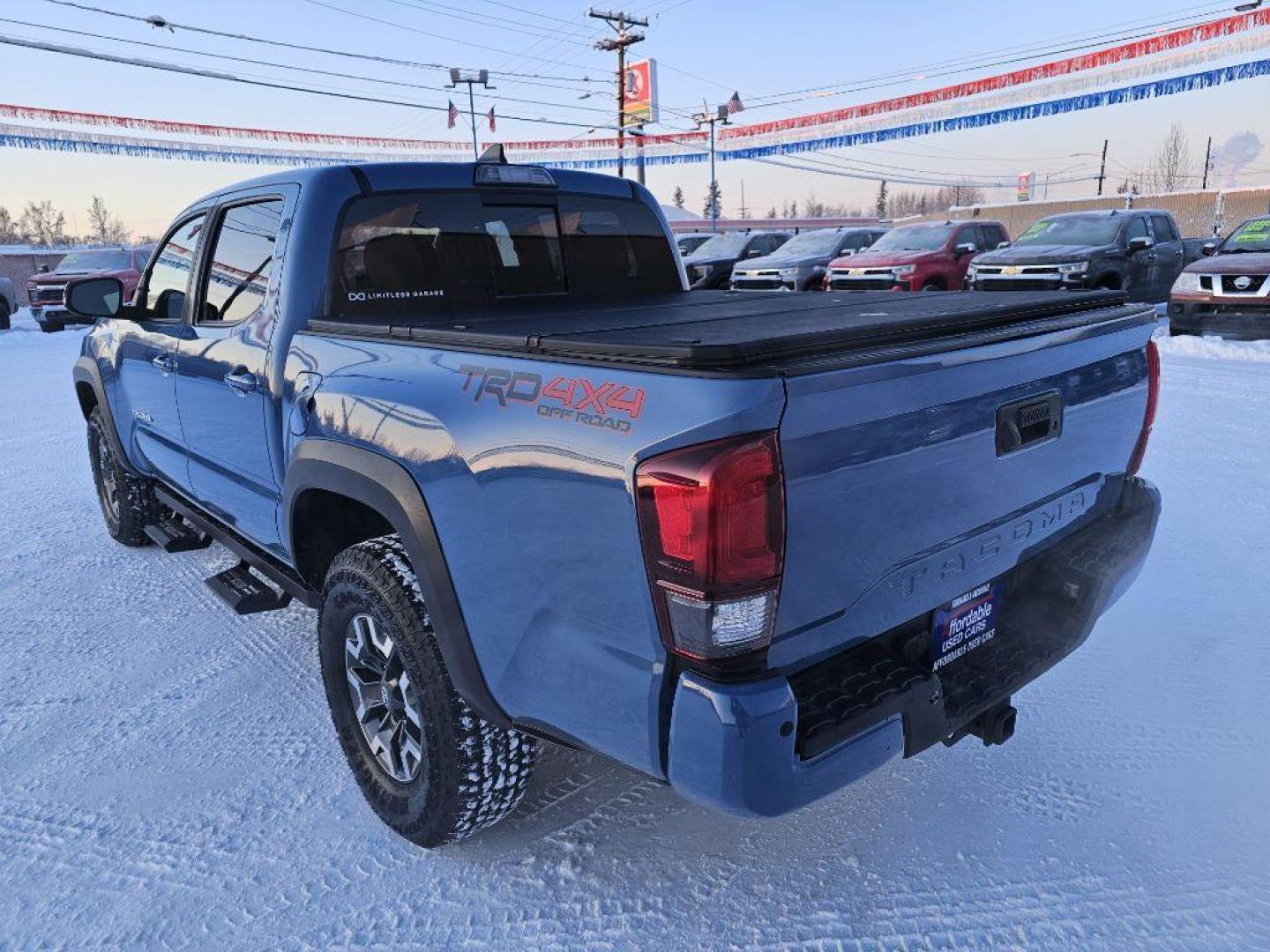2019 BLUE TOYOTA TACOMA DOUBLE CAB (3TMCZ5AN9KM) with an 3.5L engine, Automatic transmission, located at 2525 S. Cushman, Fairbanks, AK, 99701, (907) 452-5707, 64.824036, -147.712311 - Photo#3