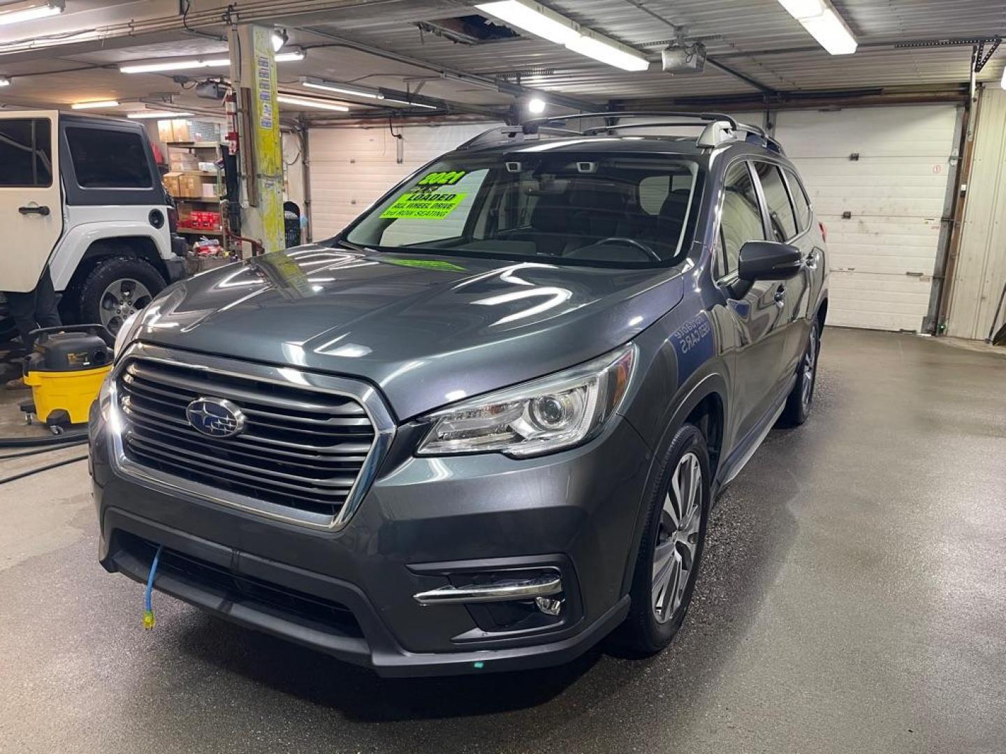 2021 GRAY SUBARU ASCENT LIMITED (4S4WMAPD0M3) with an 2.4L engine, Automatic transmission, located at 2525 S. Cushman, Fairbanks, AK, 99701, (907) 452-5707, 64.824036, -147.712311 - Photo#1