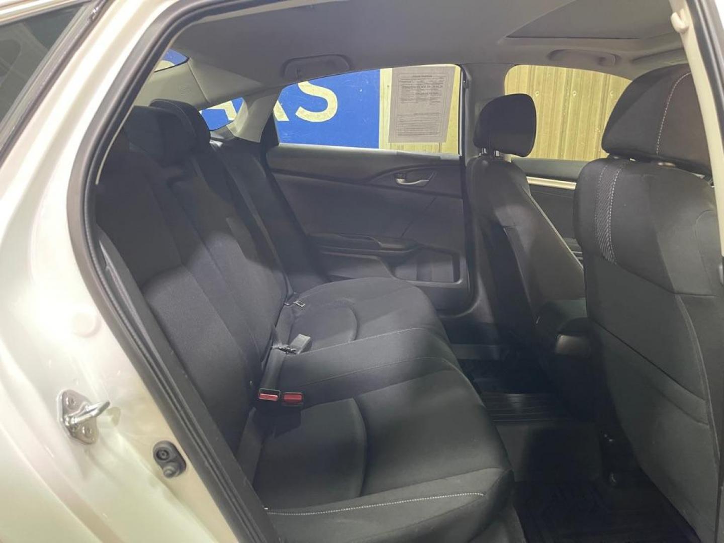 2018 WHITE HONDA CIVIC EX (JHMFC1F32JX) with an 1.5L engine, Continuously Variable transmission, located at 2525 S. Cushman, Fairbanks, AK, 99701, (907) 452-5707, 64.824036, -147.712311 - Photo#4