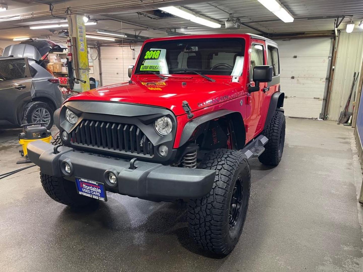 2018 RED JEEP WRANGLER RUBICON (1C4BJWCG5JL) with an 3.6L engine, Automatic transmission, located at 2525 S. Cushman, Fairbanks, AK, 99701, (907) 452-5707, 64.824036, -147.712311 - Photo#1