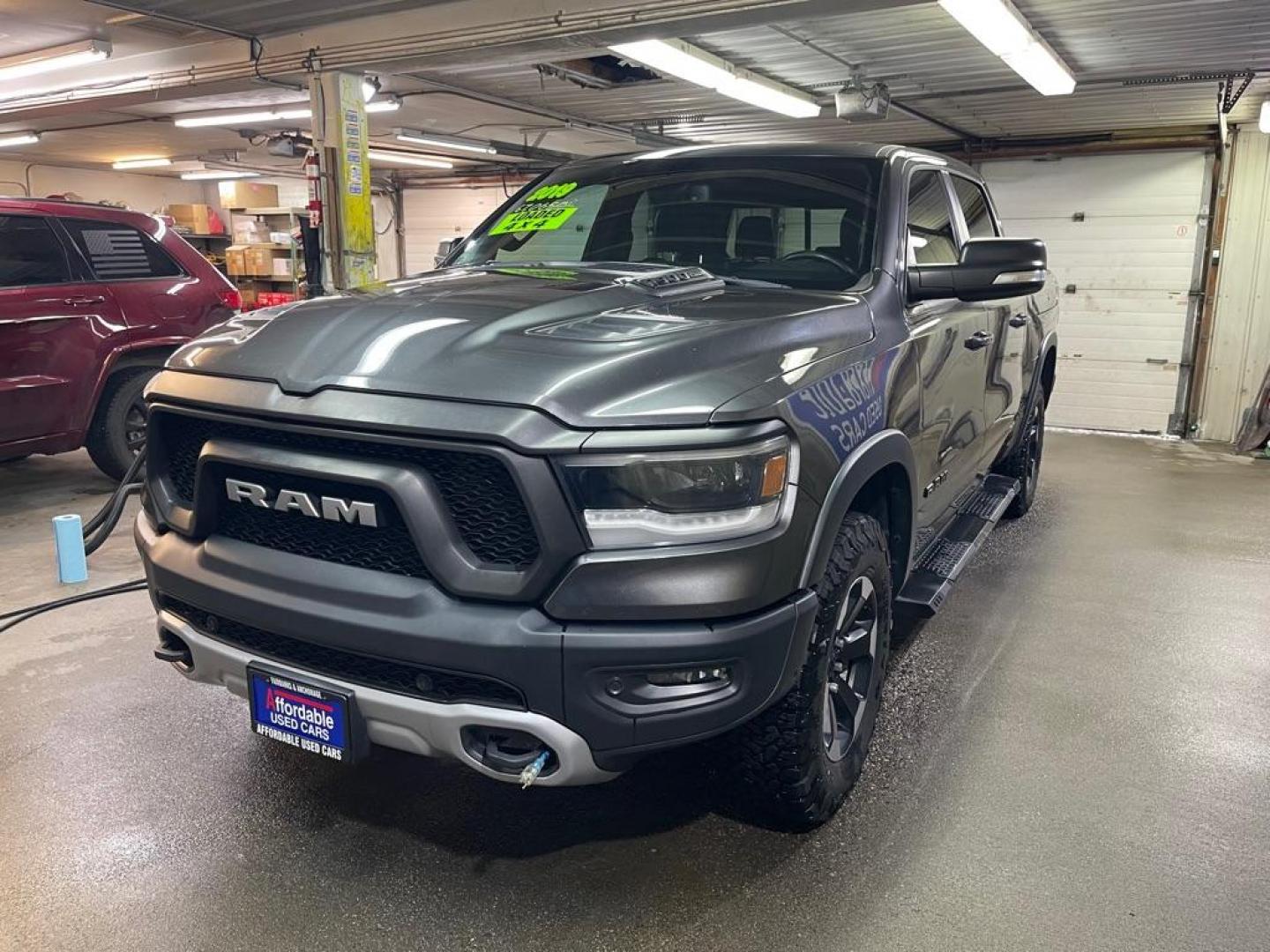 2019 BLACK RAM 1500 REBEL REBEL (1C6SRFLT3KN) with an 5.7L engine, Automatic transmission, located at 2525 S. Cushman, Fairbanks, AK, 99701, (907) 452-5707, 64.824036, -147.712311 - Photo#1