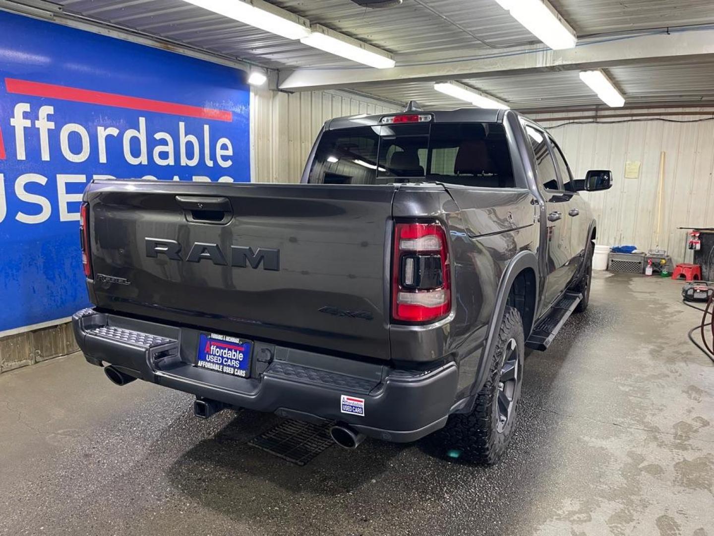 2019 BLACK RAM 1500 REBEL REBEL (1C6SRFLT3KN) with an 5.7L engine, Automatic transmission, located at 2525 S. Cushman, Fairbanks, AK, 99701, (907) 452-5707, 64.824036, -147.712311 - Photo#2