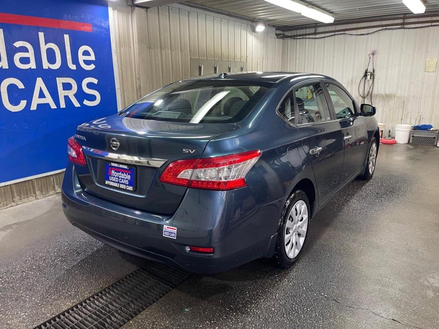 2015 BLUE NISSAN SENTRA SV (3N1AB7AP8FY) with an 1.8L engine, Continuously Variable transmission, located at 2525 S. Cushman, Fairbanks, AK, 99701, (907) 452-5707, 64.824036, -147.712311 - Photo#2