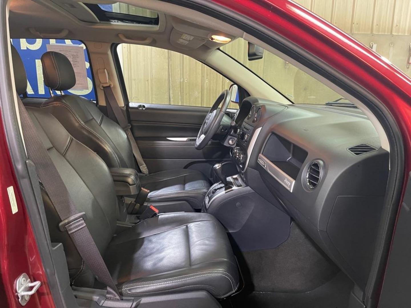 2017 RED JEEP COMPASS LATITUDE (1C4NJCEA6HD) with an 2.0L engine, Continuously Variable transmission, located at 2525 S. Cushman, Fairbanks, AK, 99701, (907) 452-5707, 64.824036, -147.712311 - Photo#3