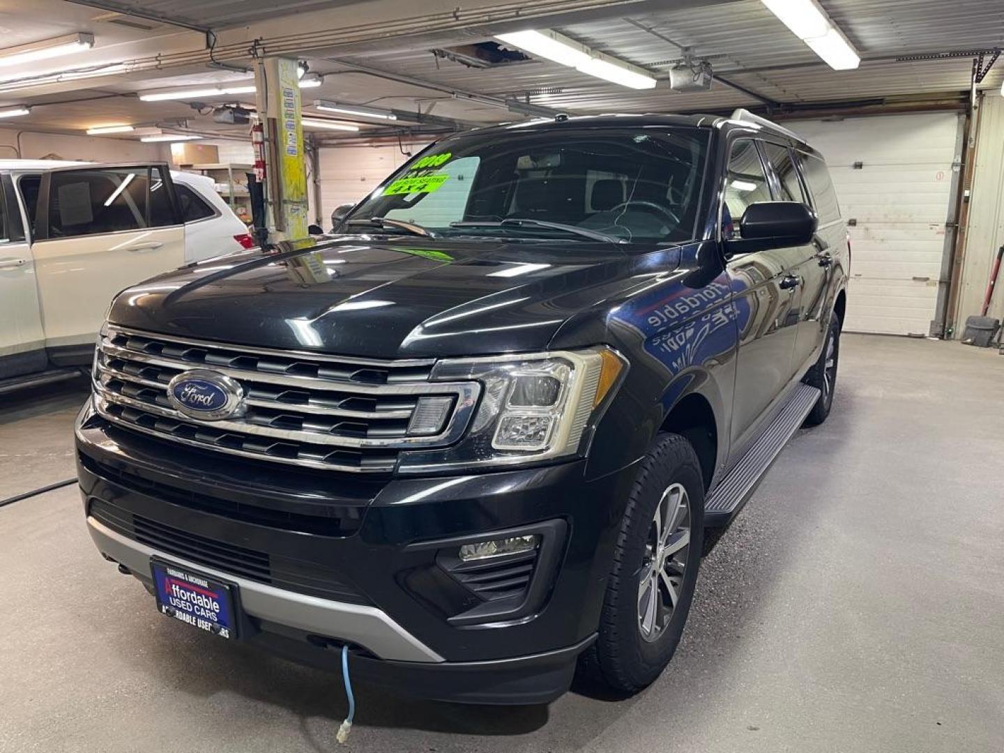 2019 BLACK FORD EXPEDITION MAX XLT (1FMJK1JT7KE) with an 3.5L engine, Automatic transmission, located at 2525 S. Cushman, Fairbanks, AK, 99701, (907) 452-5707, 64.824036, -147.712311 - Photo#1