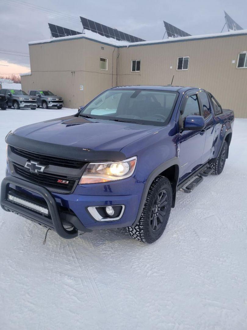 2016 BLUE CHEVROLET COLORADO Z71 (1GCHTDE33G1) with an 3.6L engine, Automatic transmission, located at 2525 S. Cushman, Fairbanks, AK, 99701, (907) 452-5707, 64.824036, -147.712311 - Photo#1