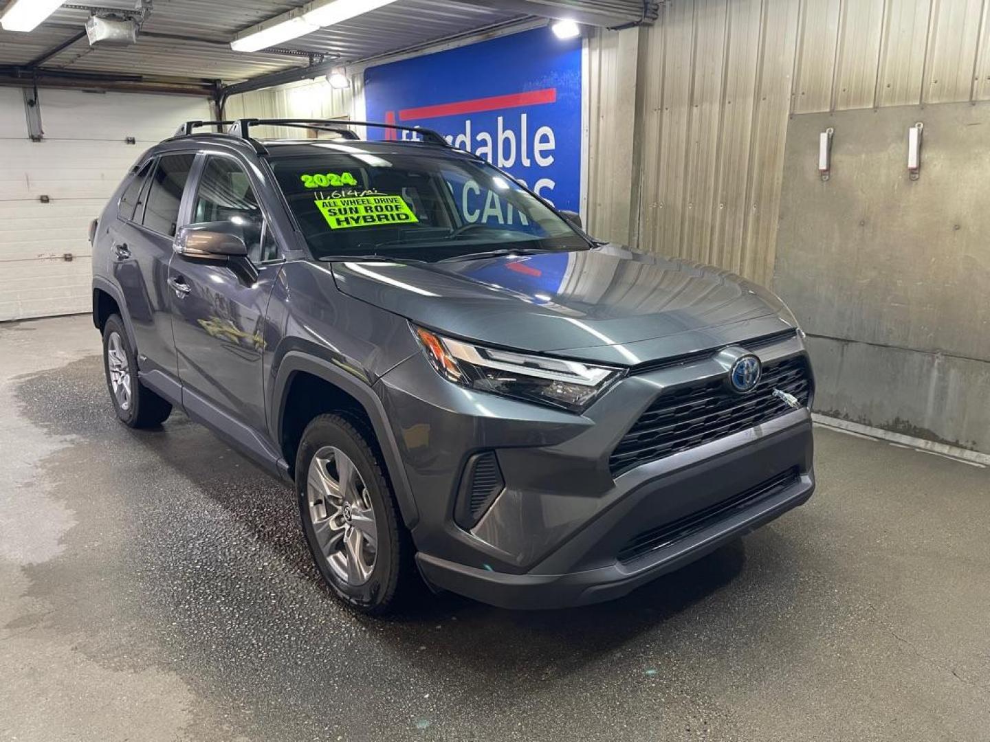 2024 GRAY TOYOTA RAV4 XLE (4T3RWRFV4RU) with an 2.5L engine, Continuously Variable transmission, located at 2525 S. Cushman, Fairbanks, AK, 99701, (907) 452-5707, 64.824036, -147.712311 - Photo#0