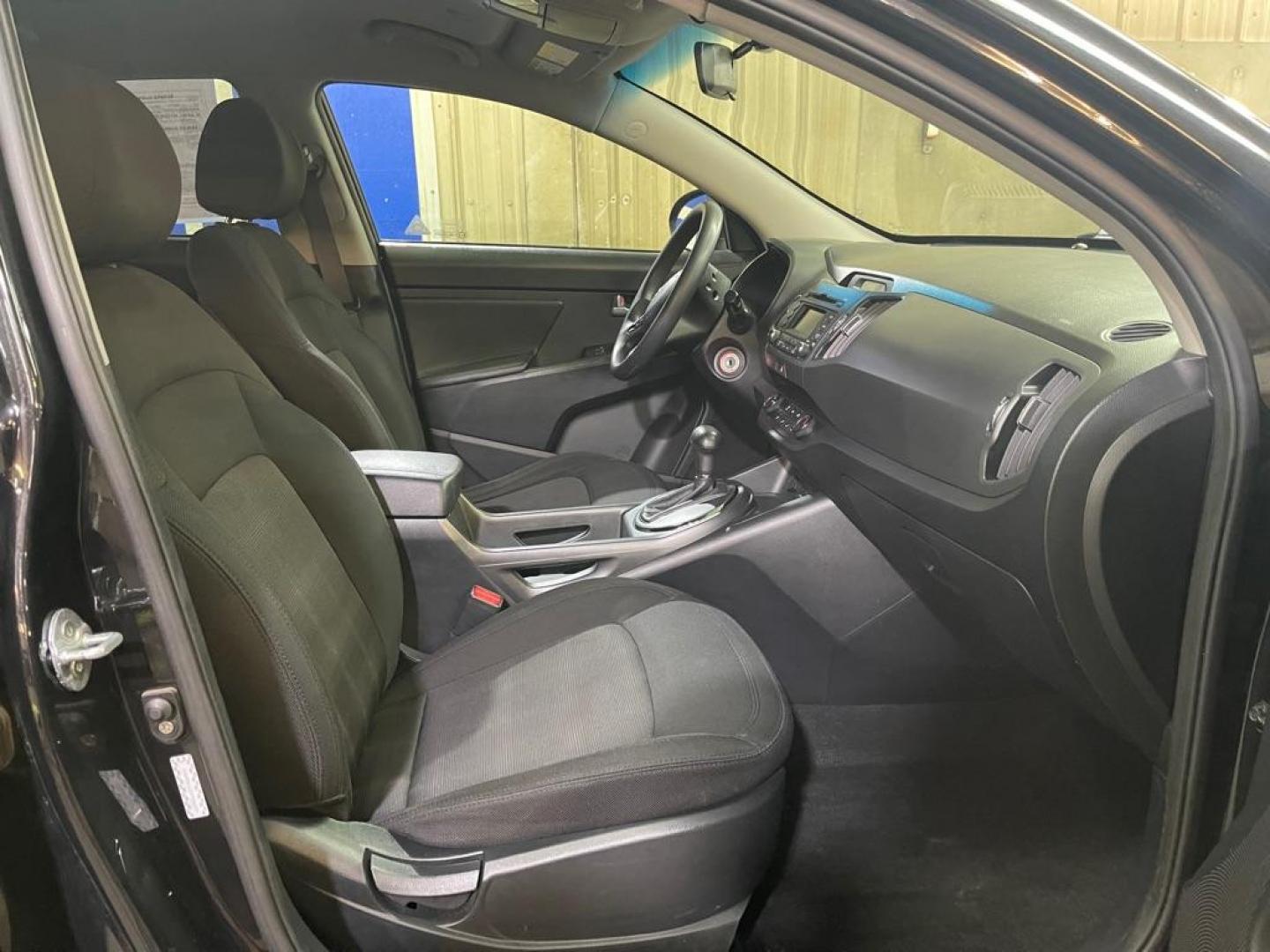 2012 BLACK KIA SPORTAGE LX (KNDPBCA25C7) with an 2.4L engine, Automatic transmission, located at 2525 S. Cushman, Fairbanks, AK, 99701, (907) 452-5707, 64.824036, -147.712311 - Photo#3