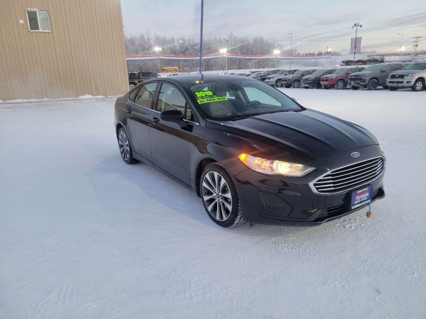 2019 BLACK FORD FUSION SE (3FA6P0T96KR) with an 2.0L engine, Automatic transmission, located at 2525 S. Cushman, Fairbanks, AK, 99701, (907) 452-5707, 64.824036, -147.712311 - Photo#1