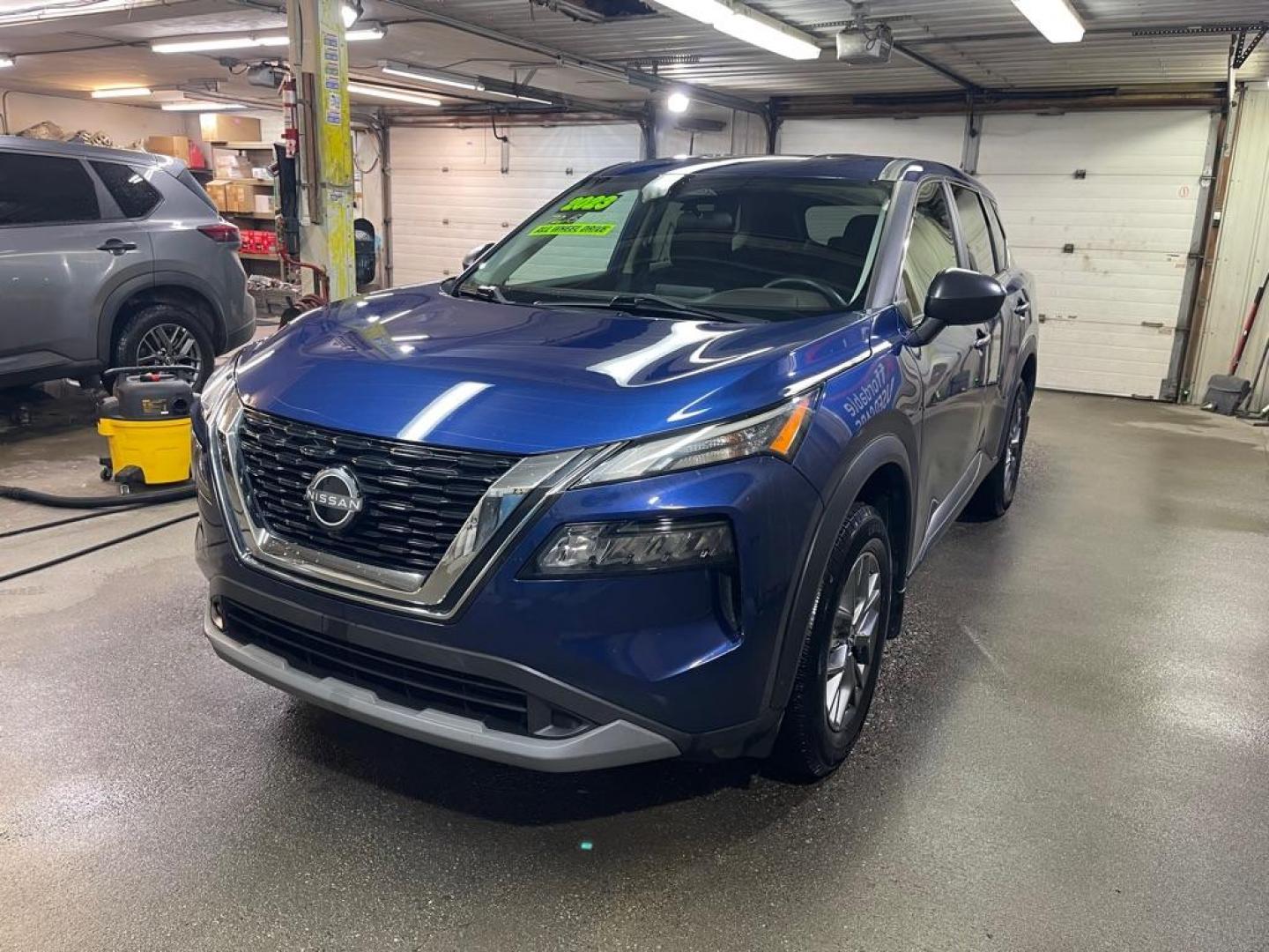 2023 BLUE NISSAN ROGUE S (5N1BT3ABXPC) with an 1.5L engine, Continuously Variable transmission, located at 2525 S. Cushman, Fairbanks, AK, 99701, (907) 452-5707, 64.824036, -147.712311 - Photo#1