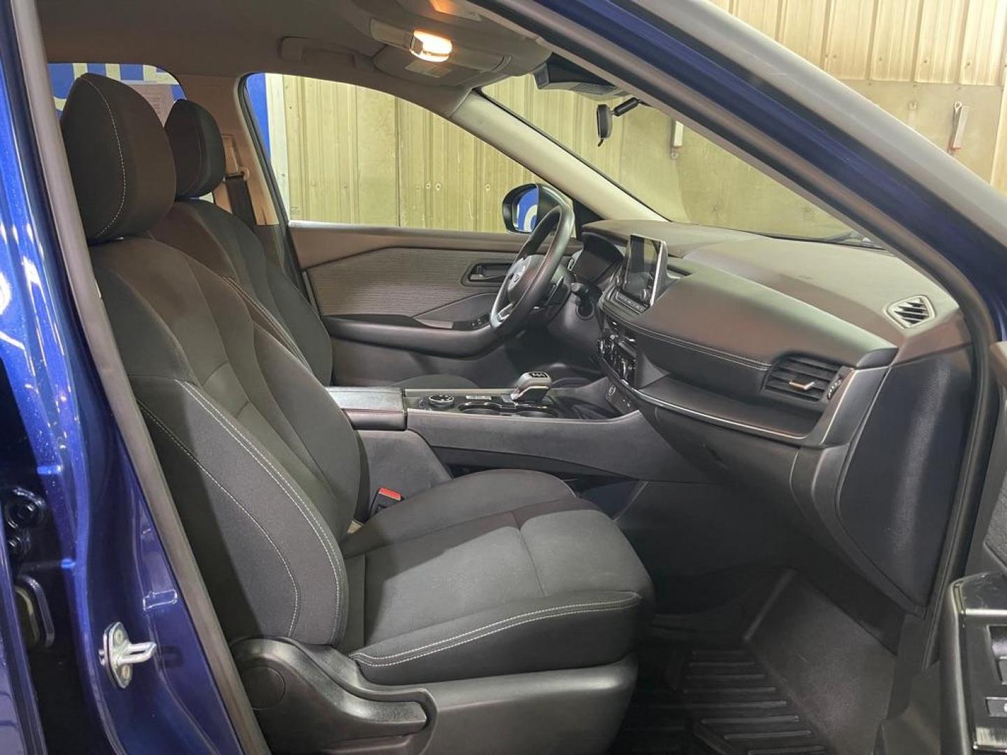 2023 BLUE NISSAN ROGUE S (5N1BT3ABXPC) with an 1.5L engine, Continuously Variable transmission, located at 2525 S. Cushman, Fairbanks, AK, 99701, (907) 452-5707, 64.824036, -147.712311 - Photo#3