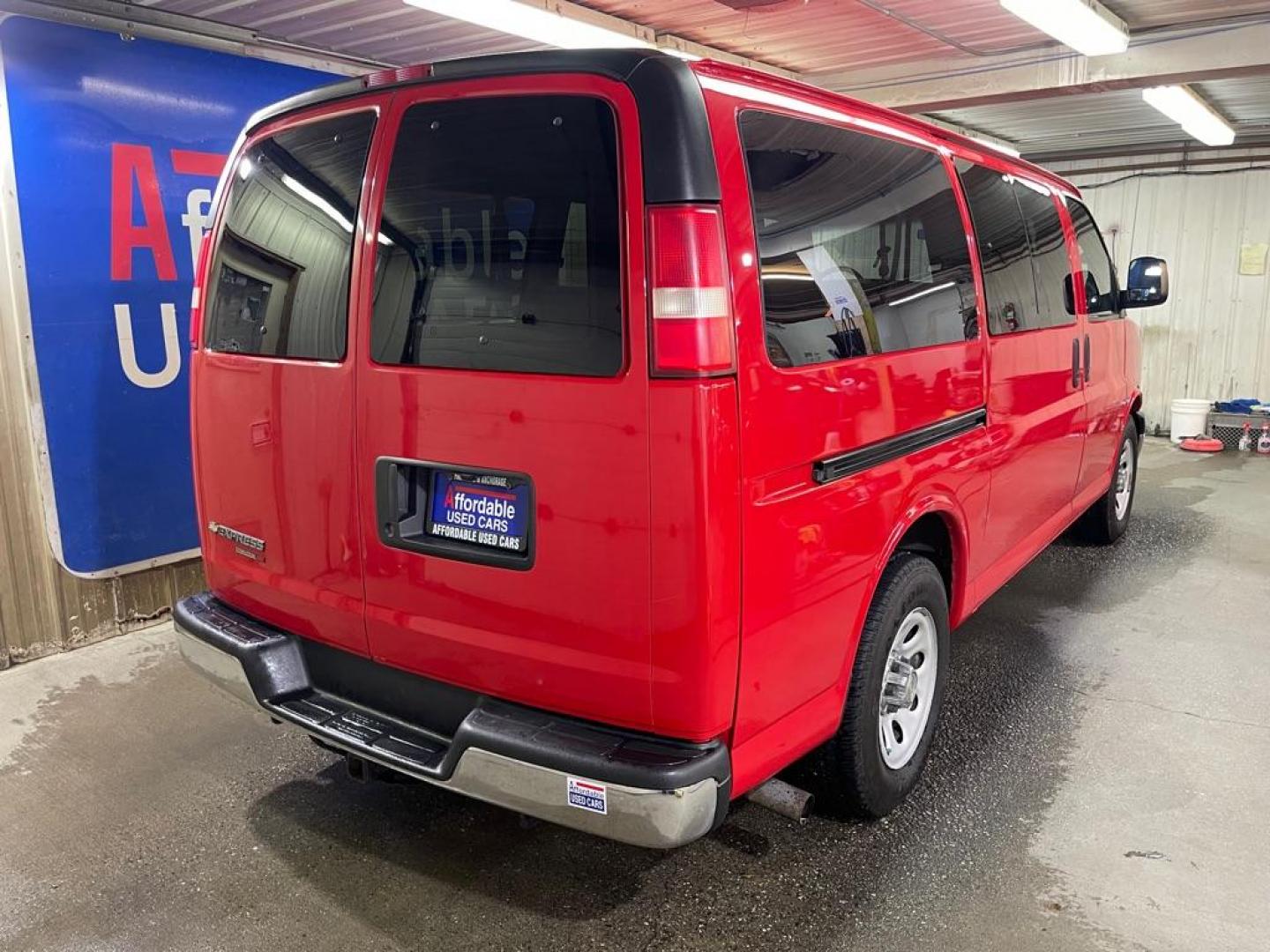 2013 RED CHEVROLET EXPRESS G1500 LT (1GNSHCF42D1) with an 5.3L engine, Automatic transmission, located at 2525 S. Cushman, Fairbanks, AK, 99701, (907) 452-5707, 64.824036, -147.712311 - Photo#2