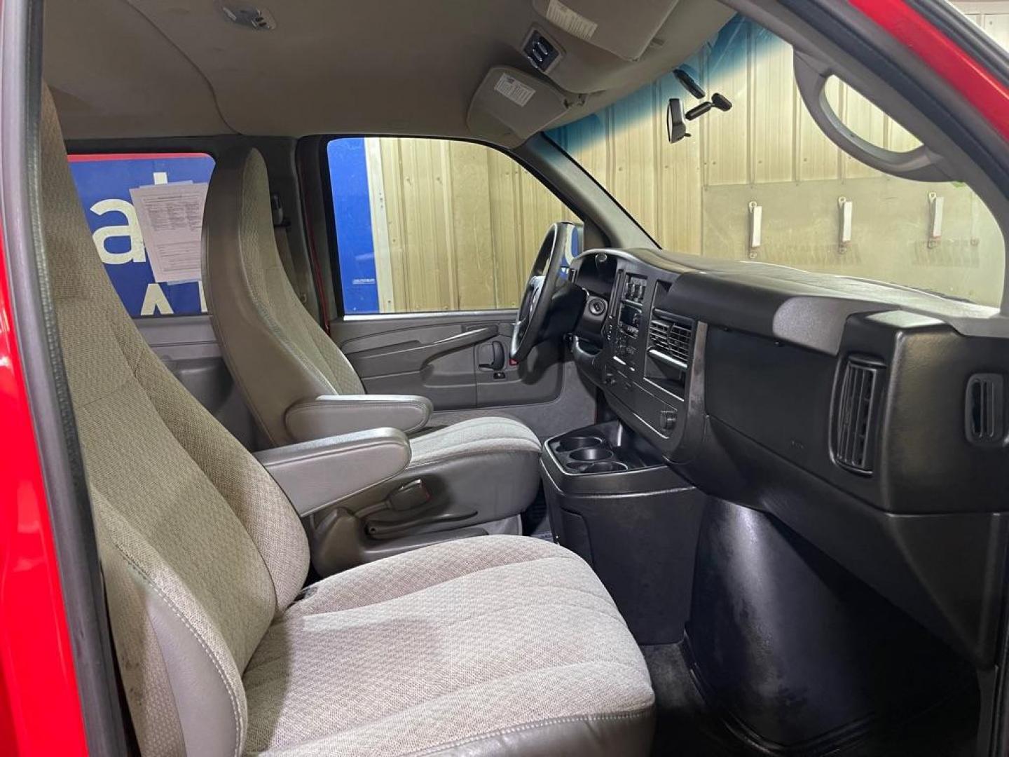 2013 RED CHEVROLET EXPRESS G1500 LT (1GNSHCF42D1) with an 5.3L engine, Automatic transmission, located at 2525 S. Cushman, Fairbanks, AK, 99701, (907) 452-5707, 64.824036, -147.712311 - Photo#3