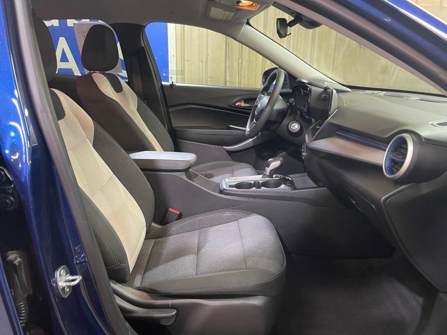 2024 BLUE CHEVROLET TRAX LS (KL77LFE21RC) with an 1.2L engine, Automatic transmission, located at 2525 S. Cushman, Fairbanks, AK, 99701, (907) 452-5707, 64.824036, -147.712311 - Photo#3