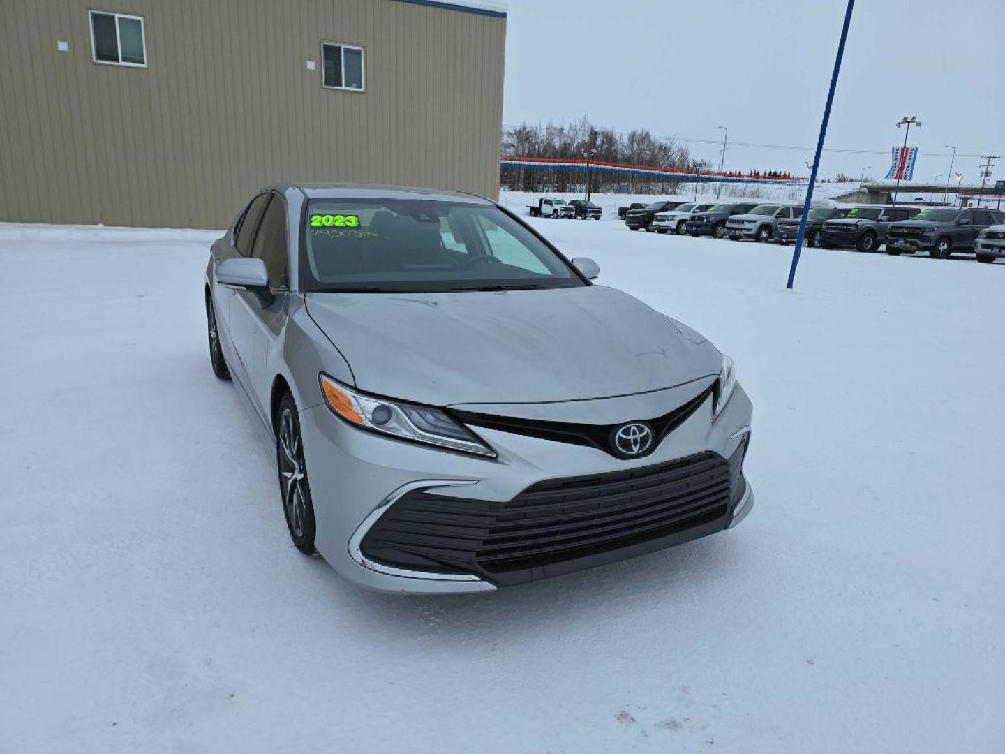 2023 SILVER TOYOTA CAMRY XLE XLE (4T1F11AKXPU) with an 2.5L engine, Automatic transmission, located at 2525 S. Cushman, Fairbanks, AK, 99701, (907) 452-5707, 64.824036, -147.712311 - Photo#0