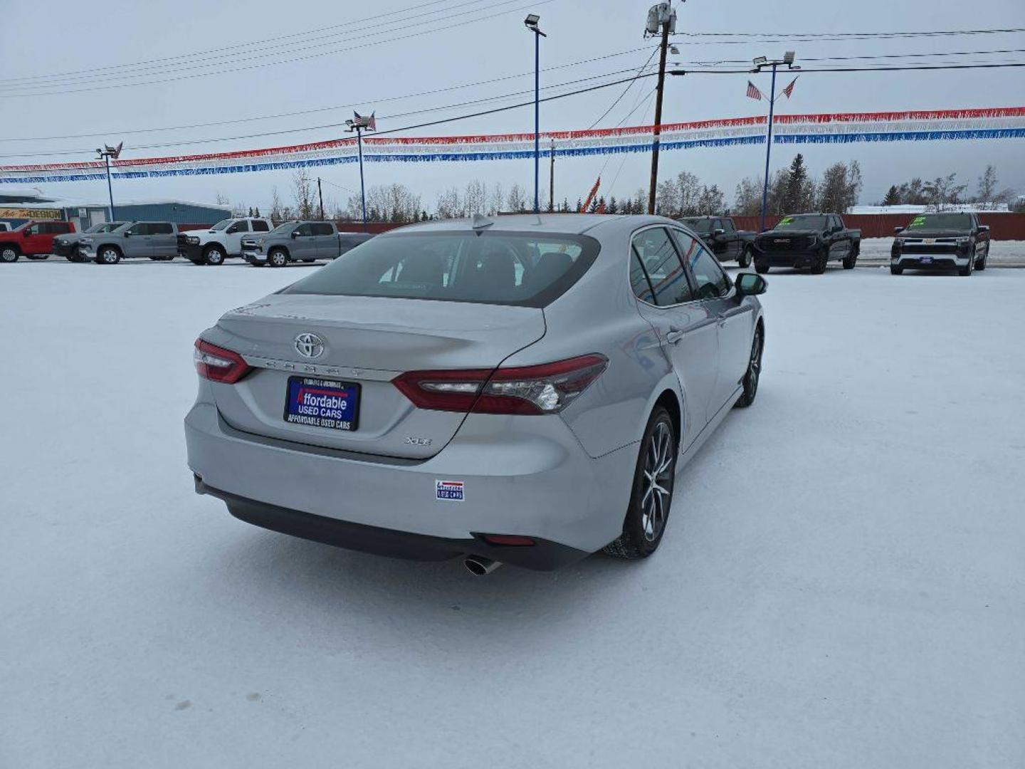 2023 SILVER TOYOTA CAMRY XLE XLE (4T1F11AKXPU) with an 2.5L engine, Automatic transmission, located at 2525 S. Cushman, Fairbanks, AK, 99701, (907) 452-5707, 64.824036, -147.712311 - Photo#2
