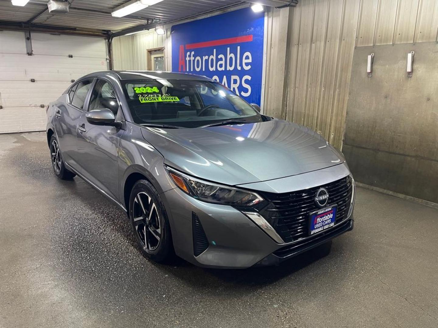 2024 GRAY NISSAN SENTRA SV (3N1AB8CV9RY) with an 2.0L engine, Continuously Variable transmission, located at 2525 S. Cushman, Fairbanks, AK, 99701, (907) 452-5707, 64.824036, -147.712311 - Photo#0