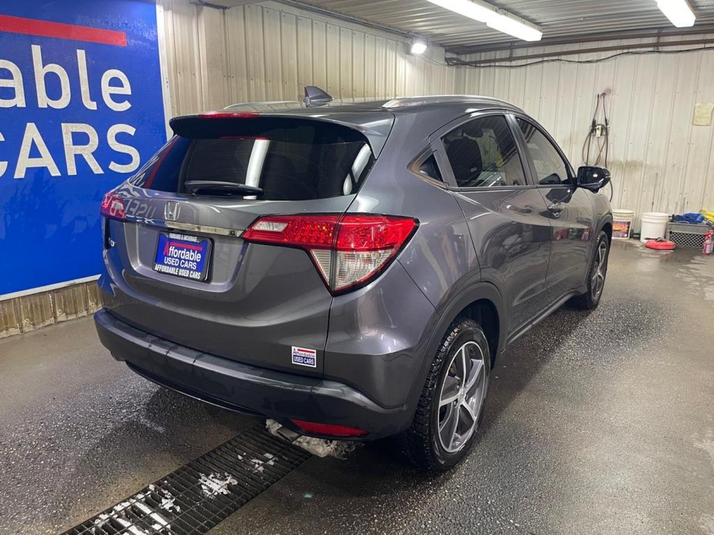 2022 GRAY HONDA HR-V EX (3CZRU5H59NM) with an 1.8L engine, Automatic transmission, located at 2525 S. Cushman, Fairbanks, AK, 99701, (907) 452-5707, 64.824036, -147.712311 - Photo#2