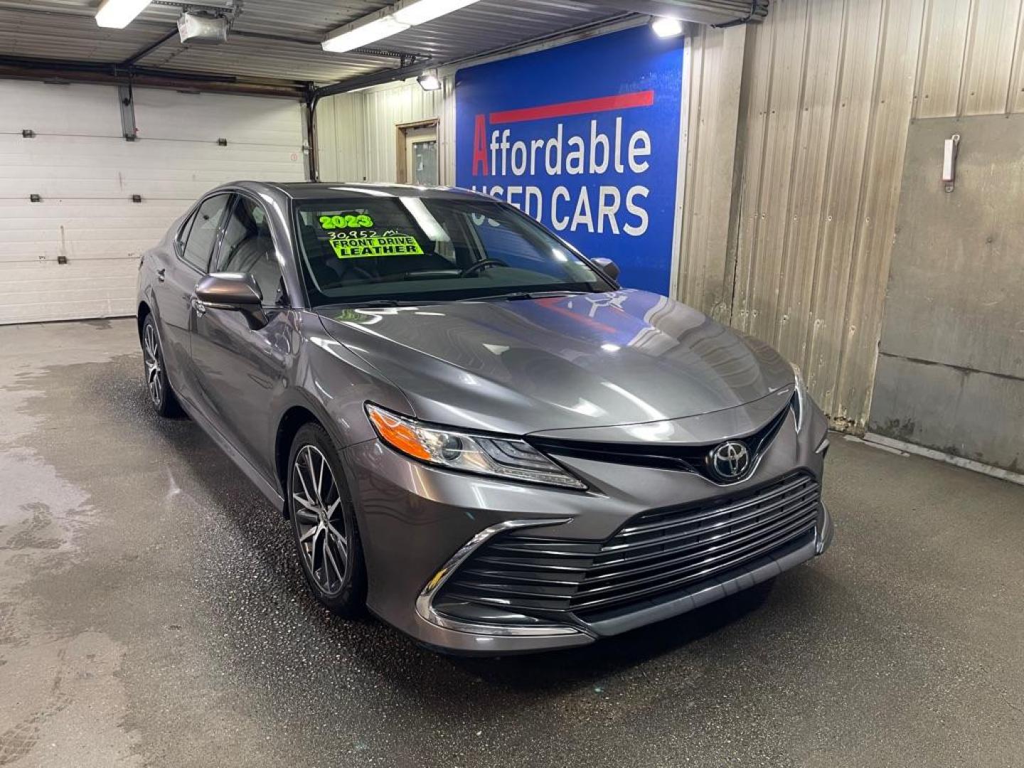 2023 GRAY TOYOTA CAMRY XLE (4T1F11AK8PU) with an 2.5L engine, Automatic transmission, located at 2525 S. Cushman, Fairbanks, AK, 99701, (907) 452-5707, 64.824036, -147.712311 - Photo#0