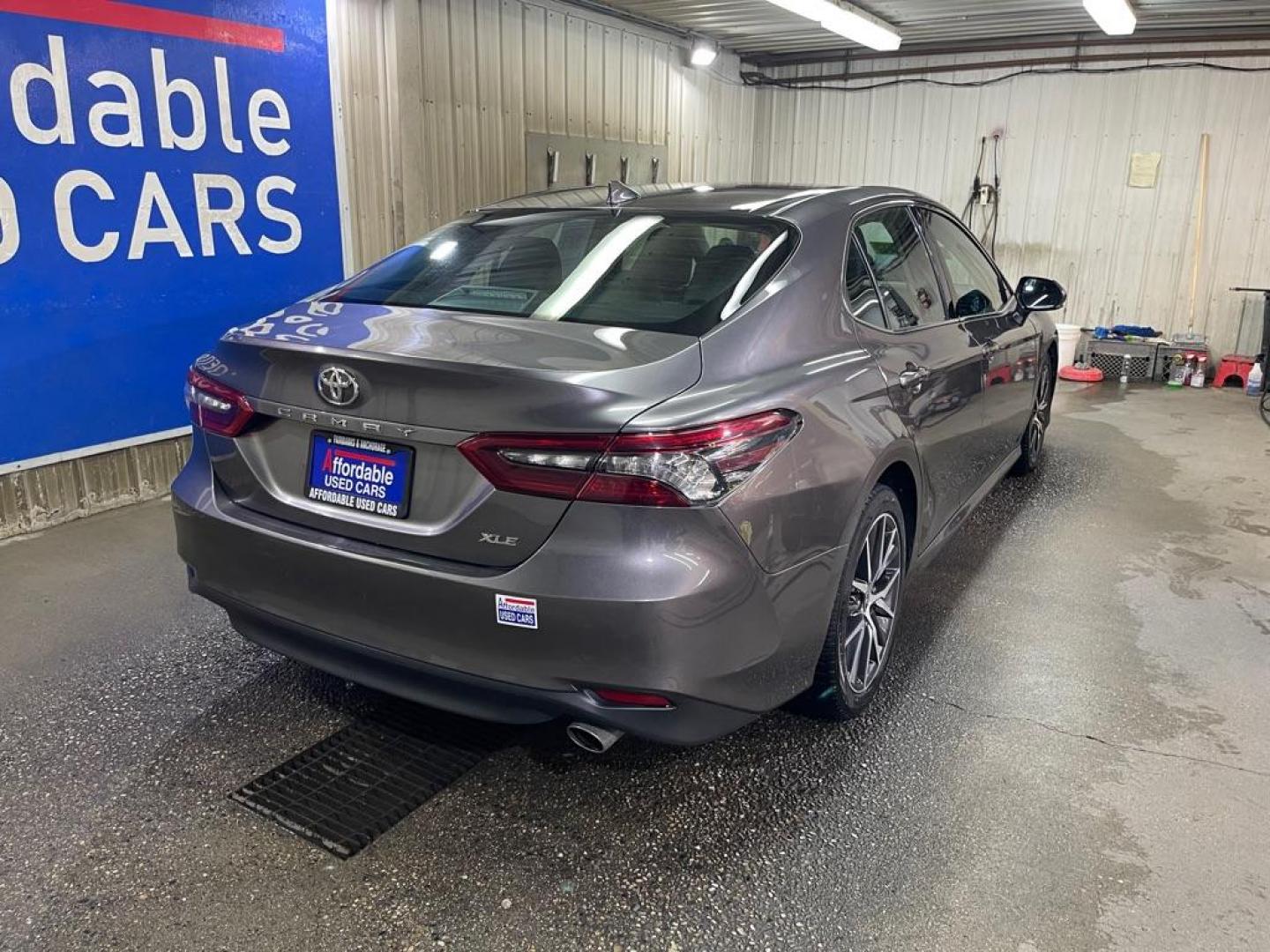 2023 GRAY TOYOTA CAMRY XLE (4T1F11AK8PU) with an 2.5L engine, Automatic transmission, located at 2525 S. Cushman, Fairbanks, AK, 99701, (907) 452-5707, 64.824036, -147.712311 - Photo#2