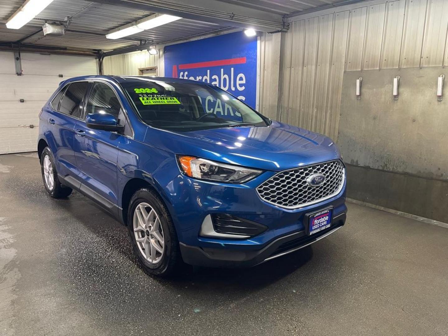 2024 BLUE FORD EDGE SEL (2FMPK4J98RB) with an 2.0L engine, Automatic transmission, located at 2525 S. Cushman, Fairbanks, AK, 99701, (907) 452-5707, 64.824036, -147.712311 - Photo#0