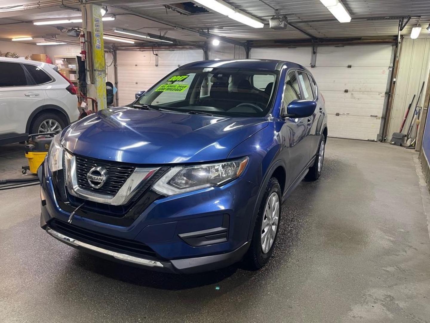 2017 BLUE NISSAN ROGUE S (KNMAT2MV5HP) with an 2.5L engine, Continuously Variable transmission, located at 2525 S. Cushman, Fairbanks, AK, 99701, (907) 452-5707, 64.824036, -147.712311 - Photo#1