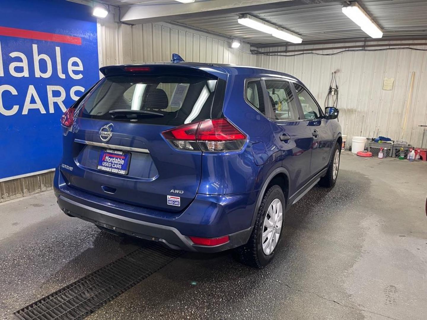 2017 BLUE NISSAN ROGUE S (KNMAT2MV5HP) with an 2.5L engine, Continuously Variable transmission, located at 2525 S. Cushman, Fairbanks, AK, 99701, (907) 452-5707, 64.824036, -147.712311 - Photo#2